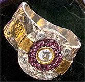 Empress Ring with Purple Gold